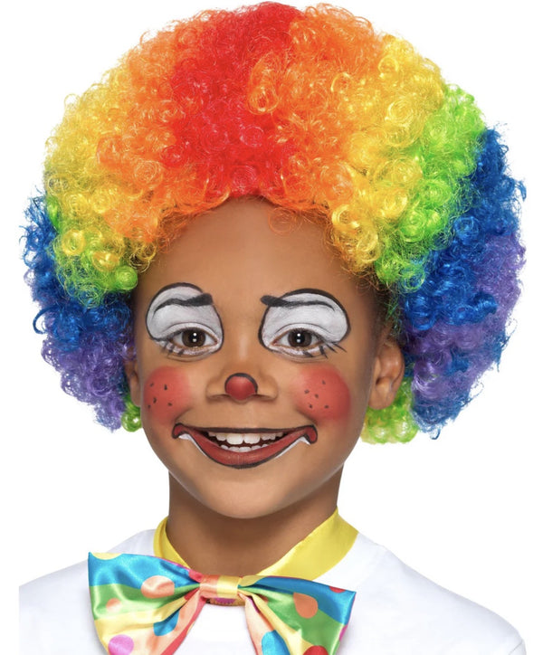 Rainbow Clown Wig, Kids